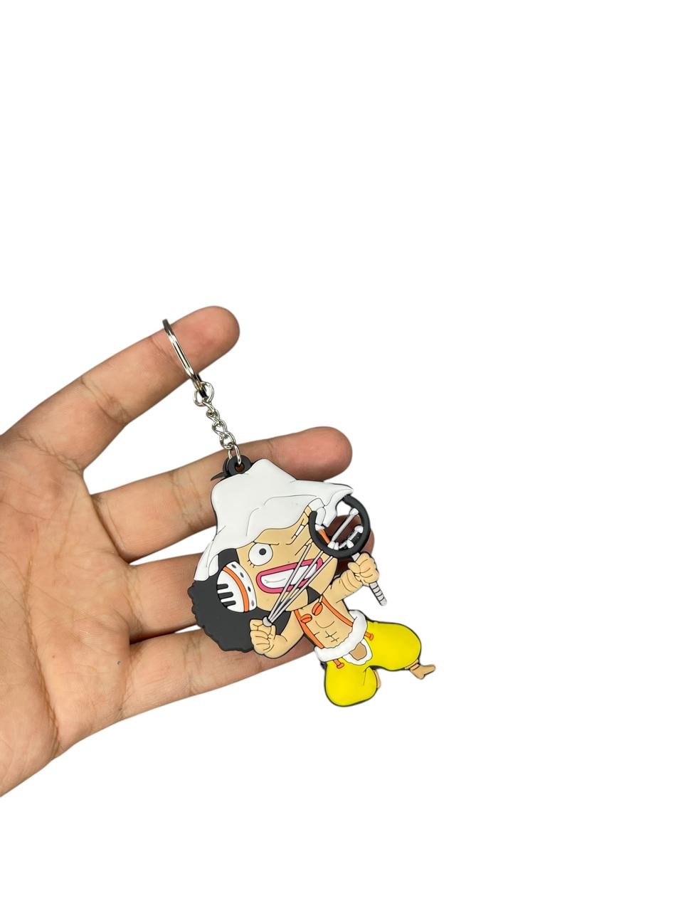 LLavero Goma Plano Usopp One Piece - Imagen 3