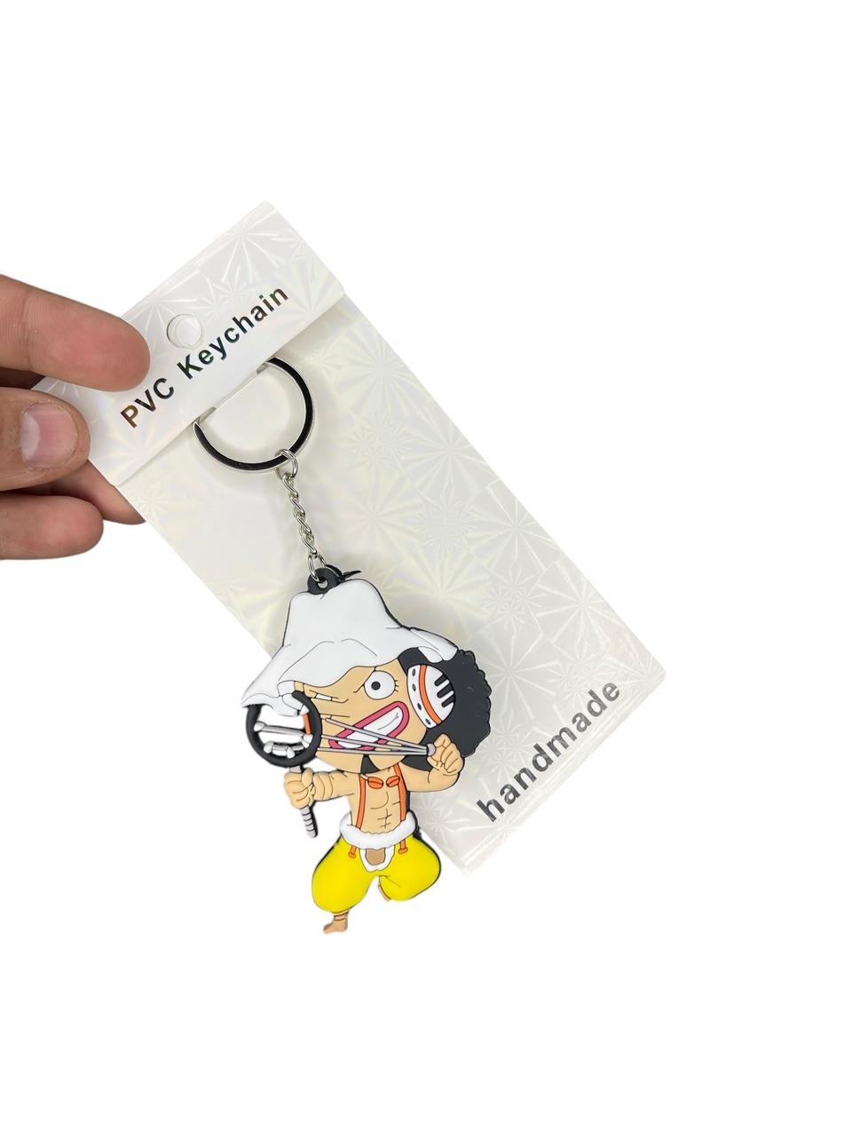 LLavero Goma Plano Usopp One Piece