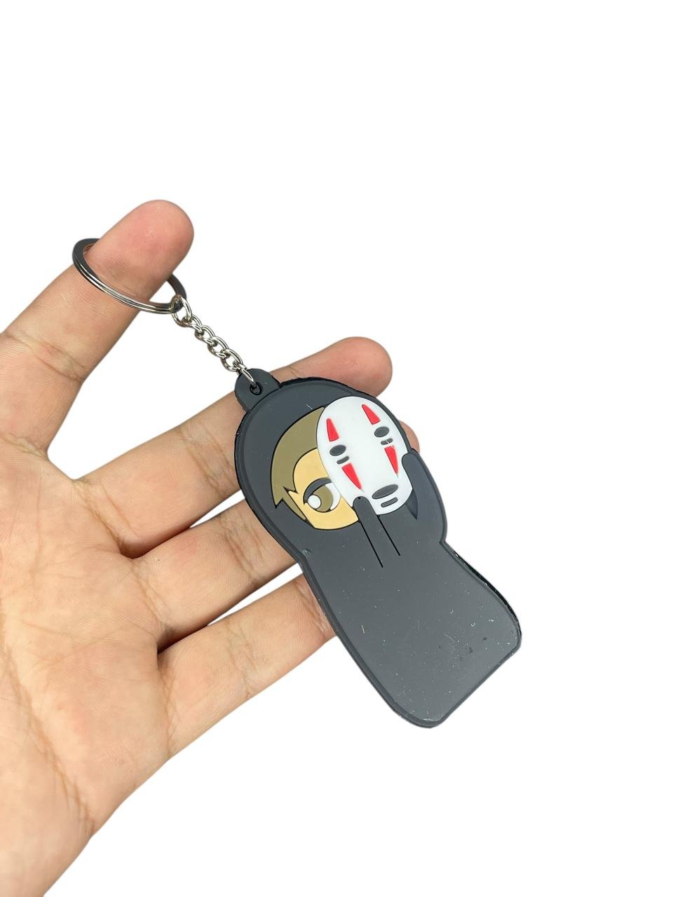 LLavero Goma Plano Niño Traje Sin Cara Studio Ghibli - Imagen 2