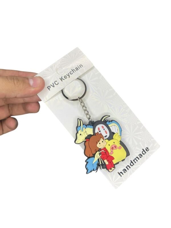 LLavero Goma Plano Totoro Familia Studio Ghibli