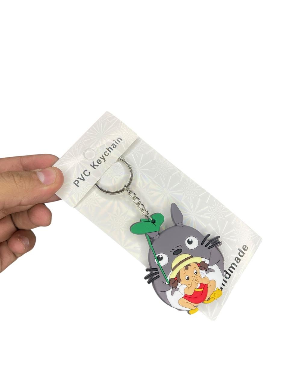 LLavero Goma Plano Totoro Con La Niña Studio Ghibli