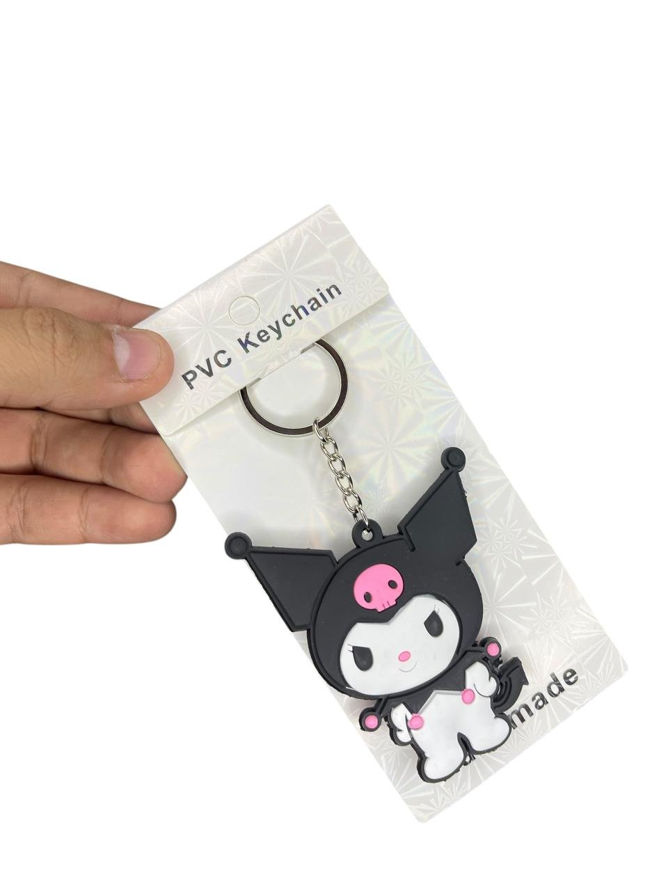 LLavero Goma Plano Kuromi Sanrio