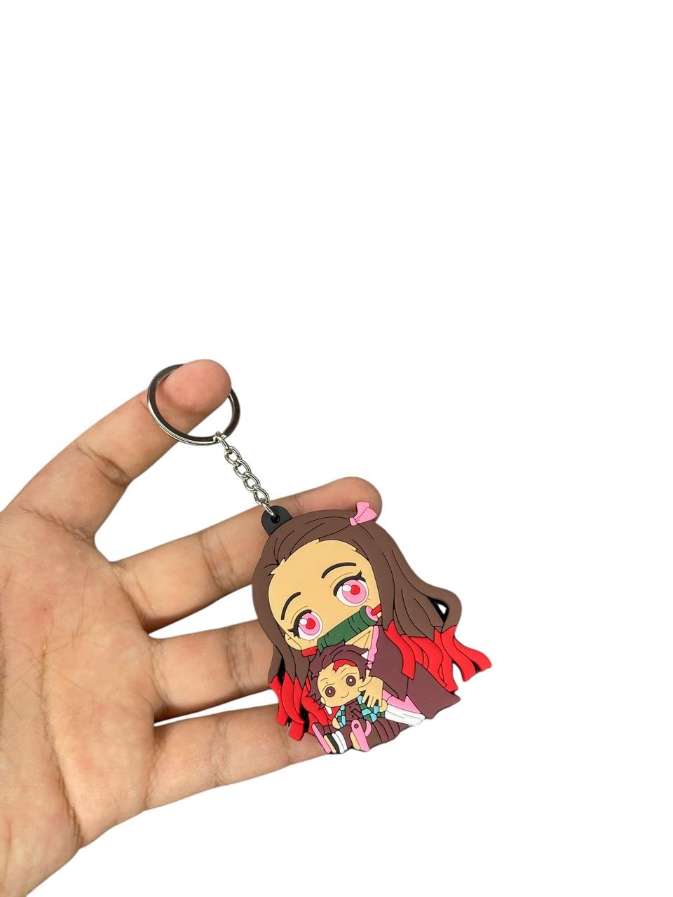 LLavero Goma Plano Nezuco Demon Slayer - Imagen 2