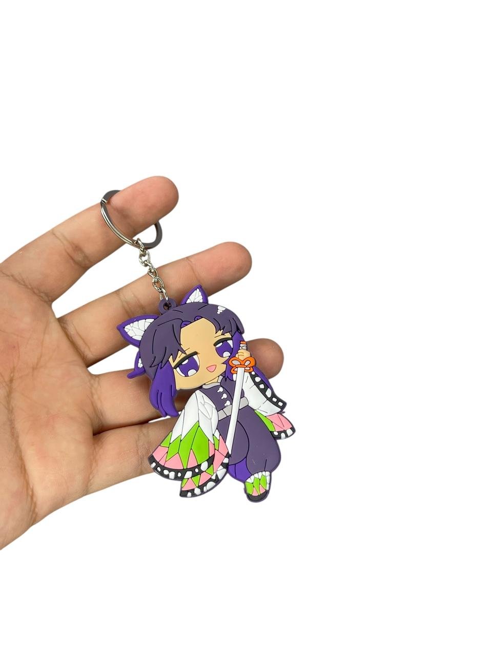 LLavero Goma Plano Shinobu Demon Slayer - Imagen 3