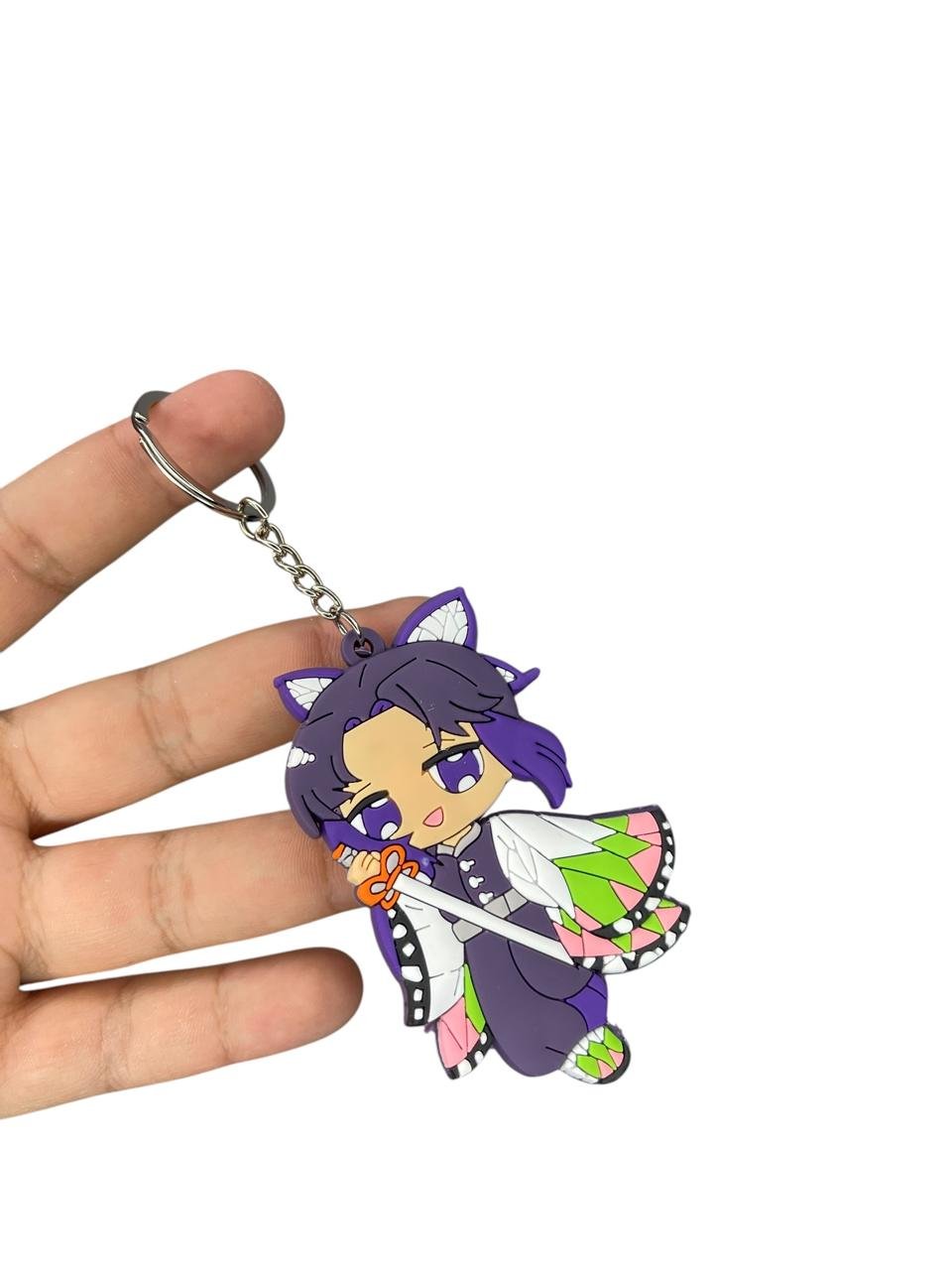 LLavero Goma Plano Shinobu Demon Slayer - Imagen 2