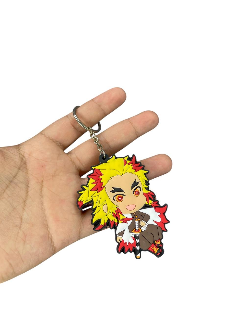 LLavero Goma Plano Rengoku Demon Slayer - Imagen 3