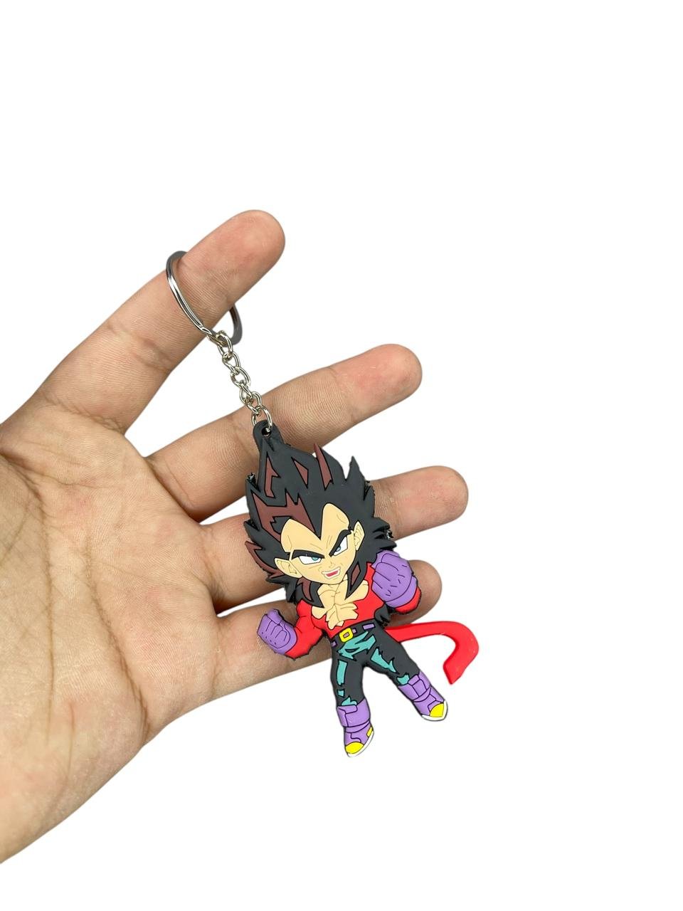 LLavero Goma Plano Vegeta Face 4 Dragon Ball - Imagen 2