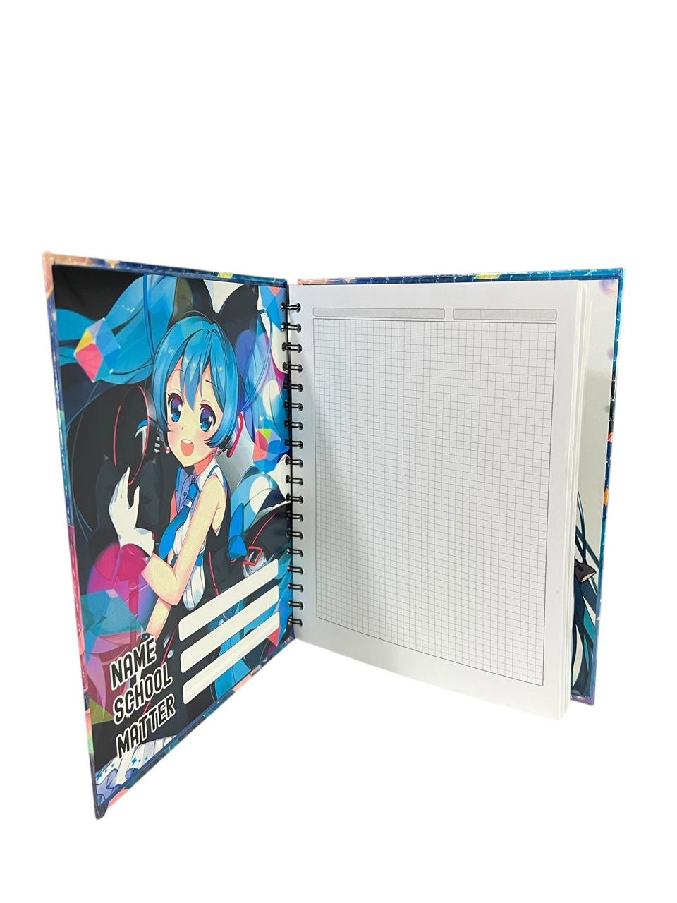 Cuaderno Argollado 1 Materia - Hatsune Miku - Imagen 2