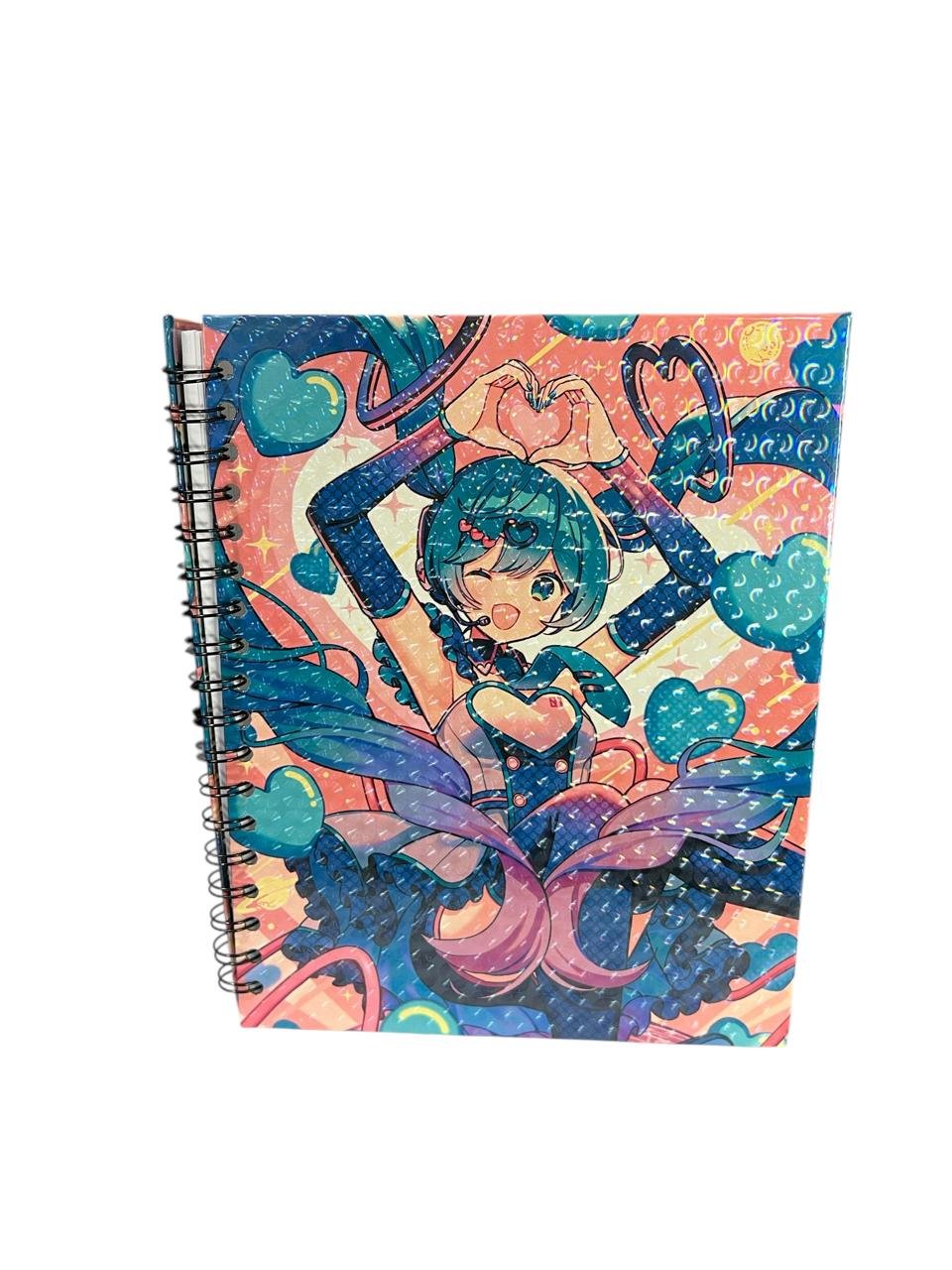 Cuaderno Argollado 1 Materia - Hatsune Miku