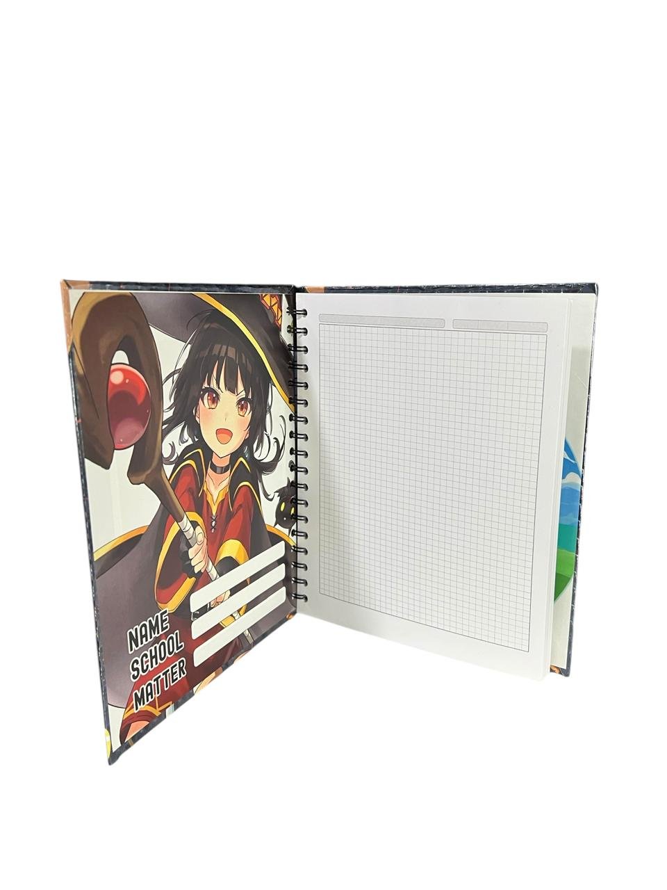 Cuaderno Argollado 1 Materia Konosuba - Megumin - Imagen 2