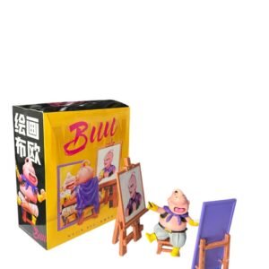 Figura Majin Buu Pintando 11cm Dragon Ball Z
