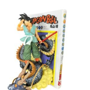Cuadro 3d Son Goku Shenlong Azul 29cm - Dragon Ball