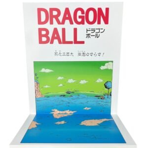 Cuadro Tipo Fondo Madera - Dragon Ball 37cm