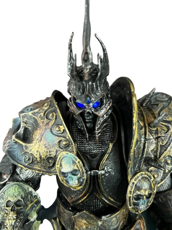 Figura Tipo Lampara  Lich King 37cm - World Of Warcraft - Imagen 6