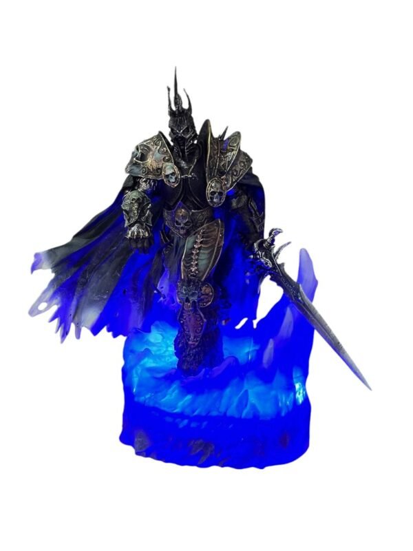 Figura Tipo Lampara  Lich King 37cm - World Of Warcraft - Imagen 8
