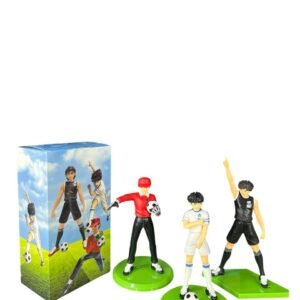 Figura Coleccion X3 Super Campeones Oliver Steve Benji 19cm