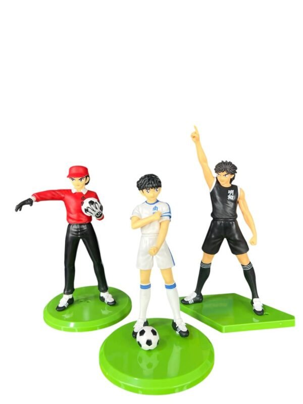 Figura Coleccion X3 Super Campeones Oliver Steve Benji 19cm - Imagen 2