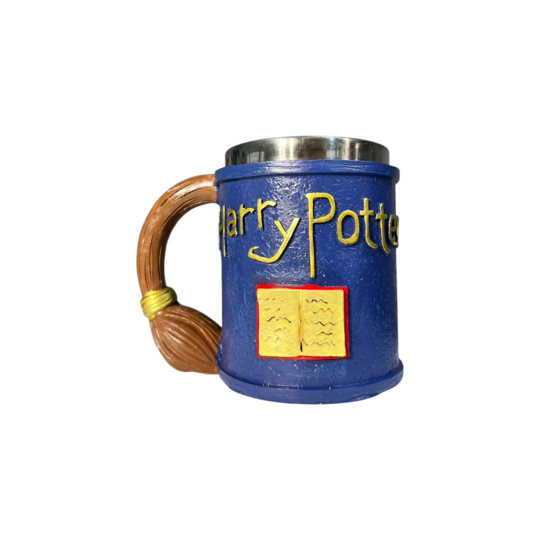 Mug Acero Azul 12 Cm Cara Harry Potter Azul Acero - Imagen 2