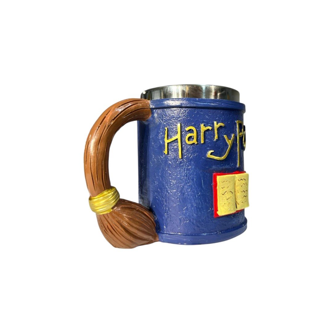 Mug Acero Azul 12 Cm Cara Harry Potter Azul Acero - Imagen 4