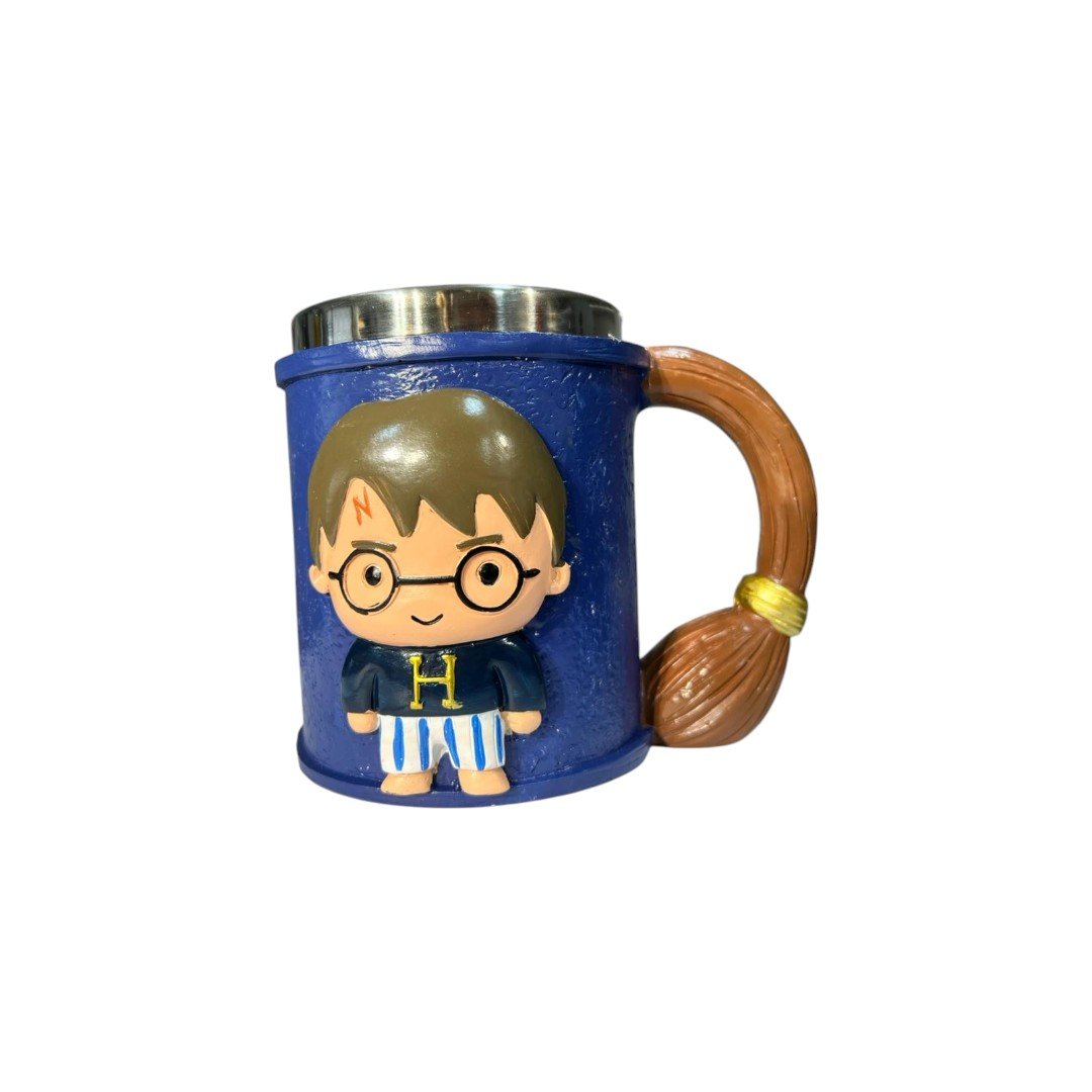 Mug Acero Azul 12 Cm Cara Harry Potter Azul Acero - Imagen 5