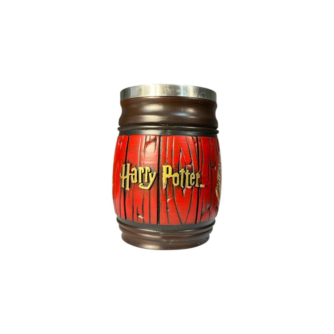Mug Barril Con Dorado 14cm Harry Potter Marrón Oscuro - Imagen 4