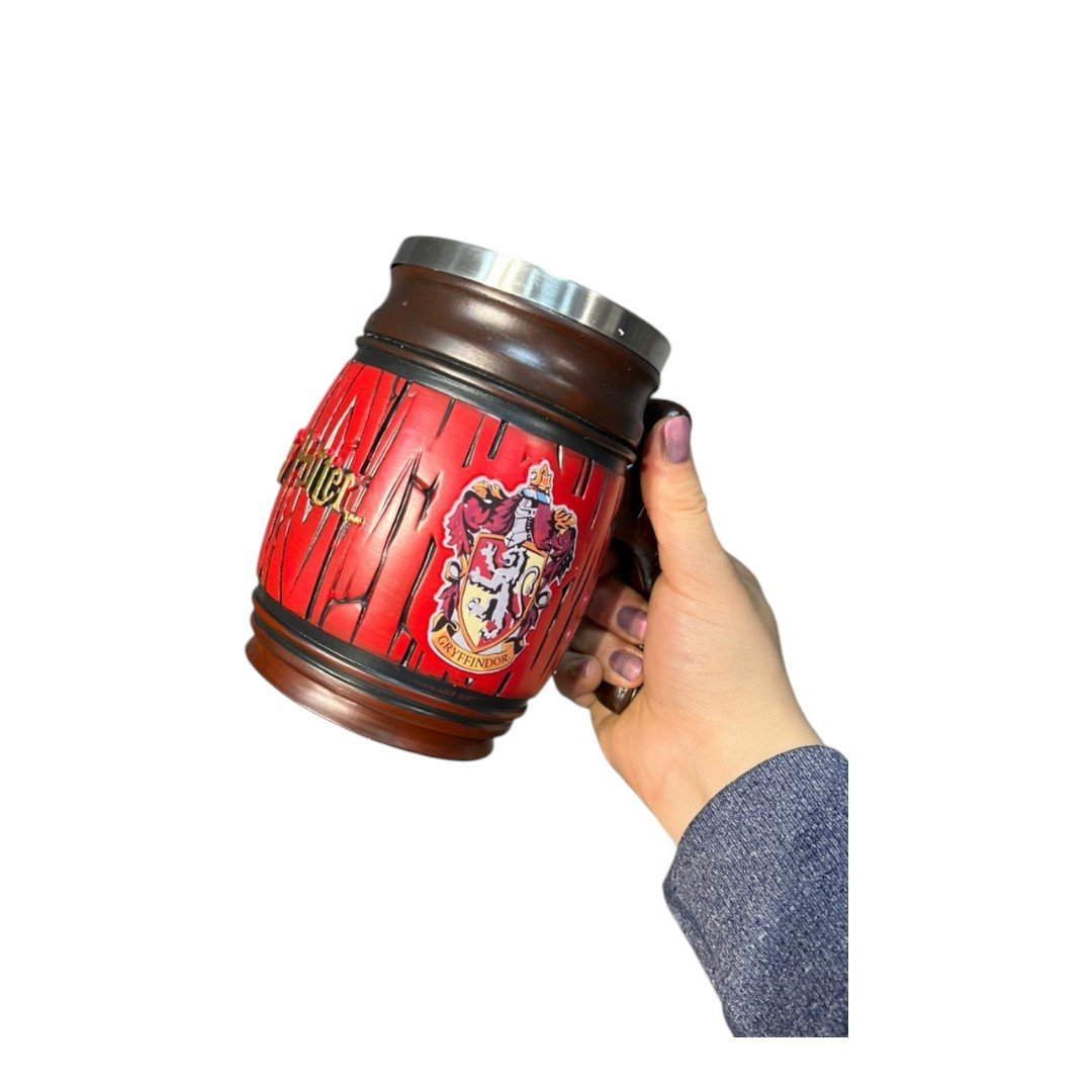 Mug Resina Barril Rojo Harry Potter 14cm - Imagen 2