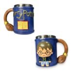 Mug Acero Azul 12 Cm Cara Harry Potter Azul Acero