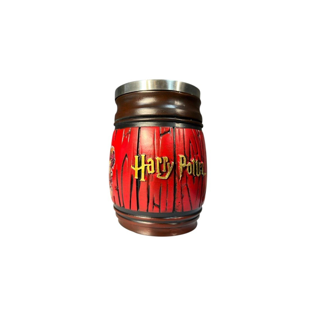 Mug Resina Barril Rojo Harry Potter 14cm - Imagen 6
