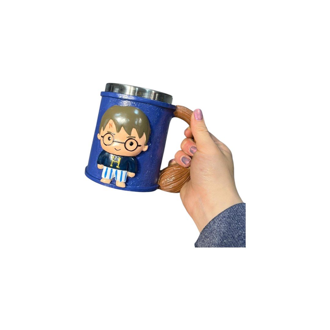 Mug Acero Azul 12 Cm Cara Harry Potter Azul Acero - Imagen 6