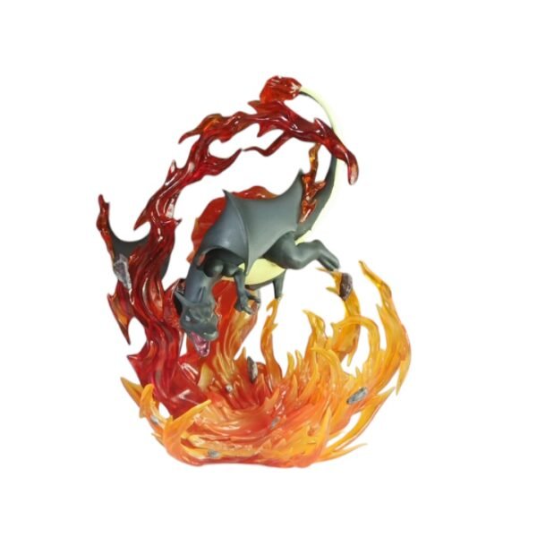 Figura Black Charizard Fuego 22cm Pokémon