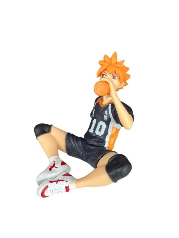 Figura Shoyo Hinata Sentado Tomando Agua 9cm Haikyu - Imagen 2