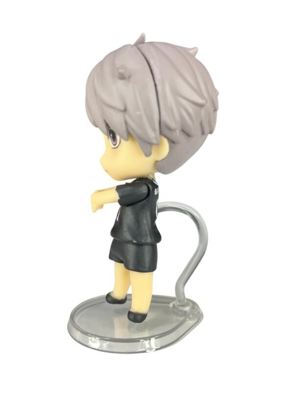 Figuras Coleccionables X8 Haikyuu Tapa Transparente 8cm - Imagen 5
