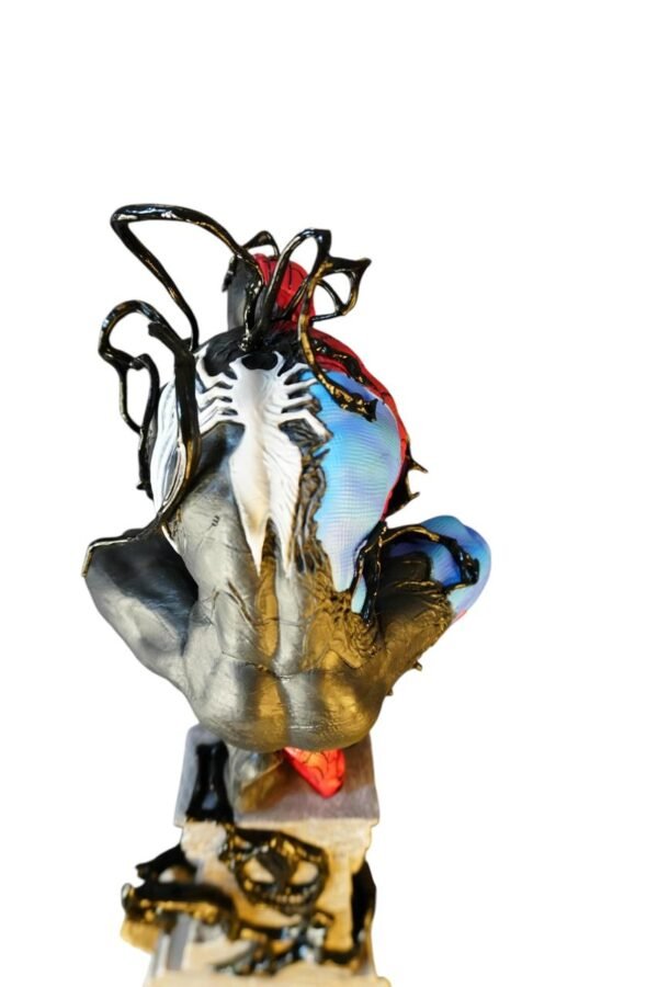 Figura Hombre Araña Mitad Venom 37cm - Con Luz - Imagen 3