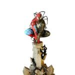 Figura Hombre Araña Mitad Venom 37cm - Con Luz