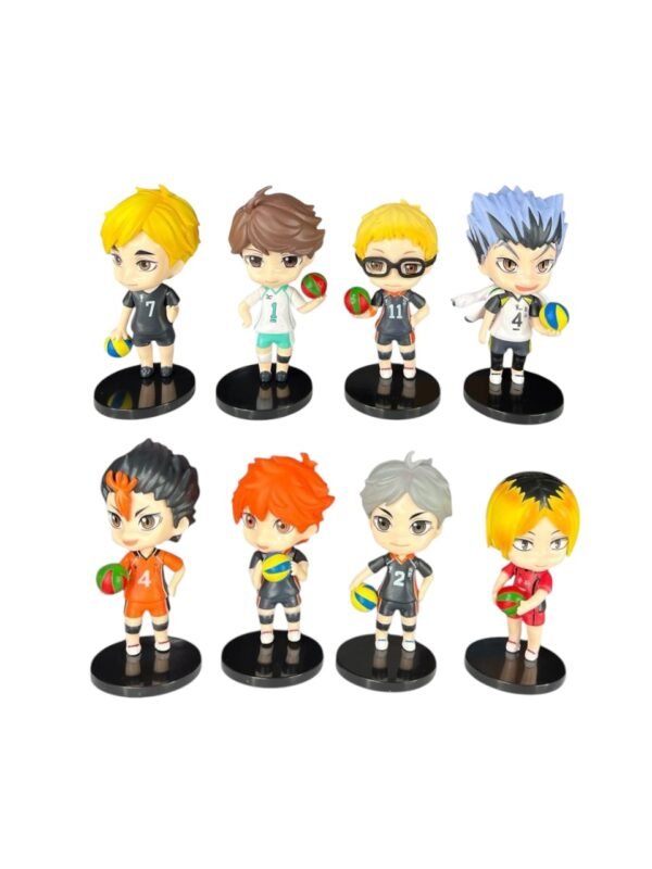 Figuras Coleccionables X8 - Haikyuu 10cm