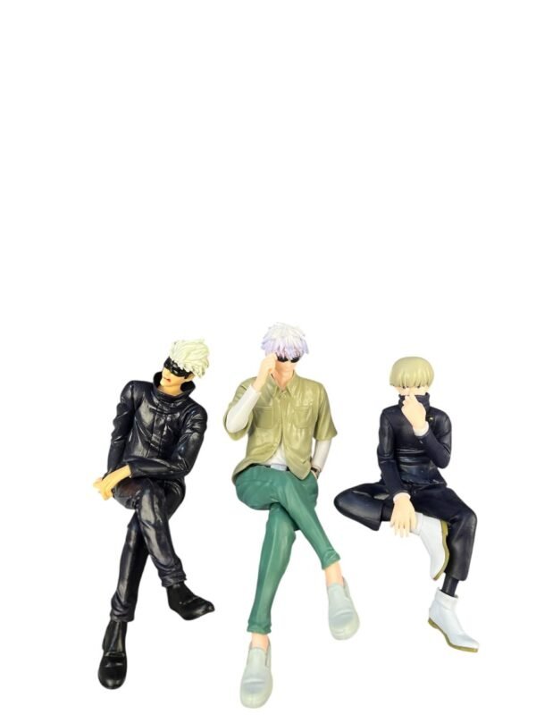 Figuras Coleccionables X3 - Jujutsu Kaisen Sentados 16cm