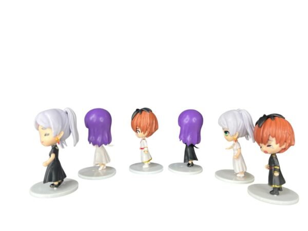 Figuras Coleccionables X6 Frieren Negro Y Blanco 9cm - Imagen 3