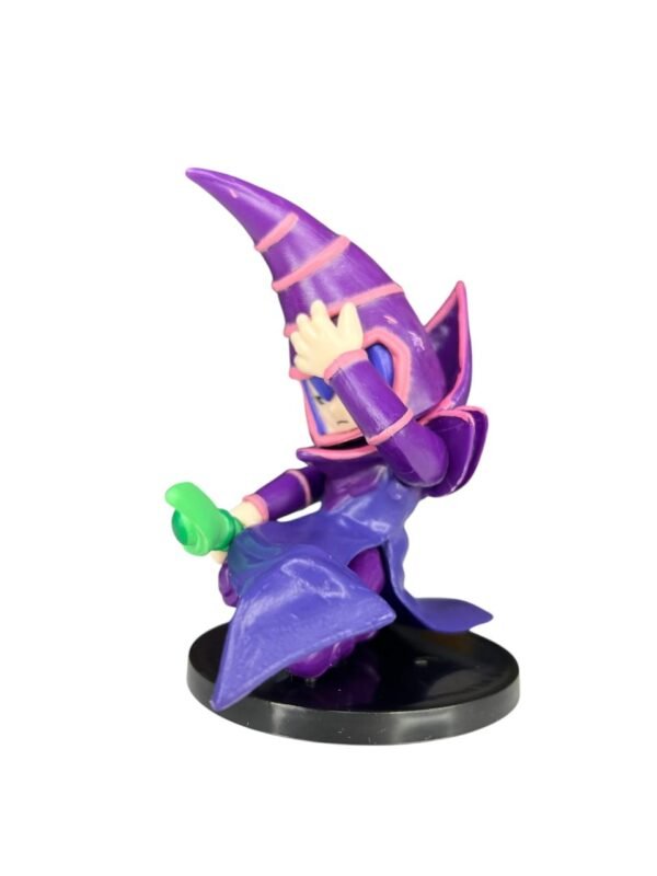 Mini Figura Mago Oscuro 9cm Yu Gi Oh - Imagen 2