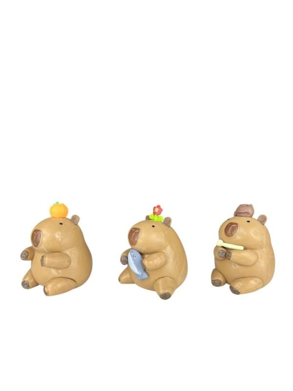 Figuras Coleccionables X6 Capibara 5cm - Imagen 6