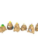 Figuras Coleccionables X6 Capibara 5cm