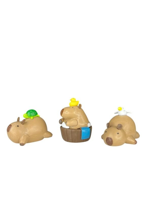 Figuras Coleccionables X6 Capibara 5cm - Imagen 3