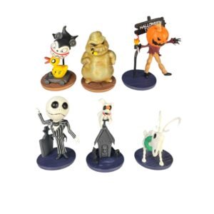 Figuras Coleccionables X6 - El Extraño Mundo De Jack 10cm