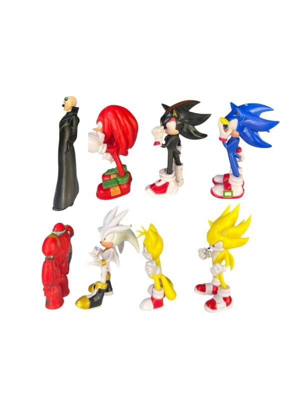 Figuras Coleccionables X8 - Sonic Personajes 13cm - Imagen 3