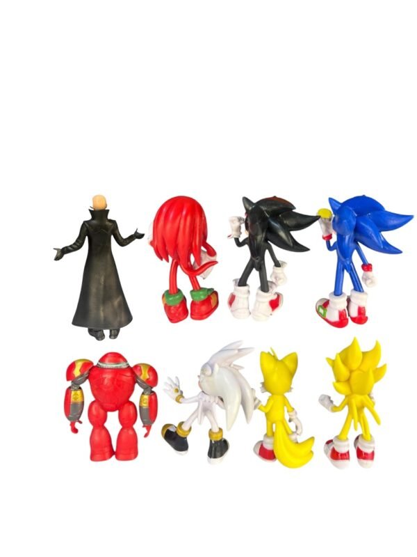 Figuras Coleccionables X8 - Sonic Personajes 13cm - Imagen 2
