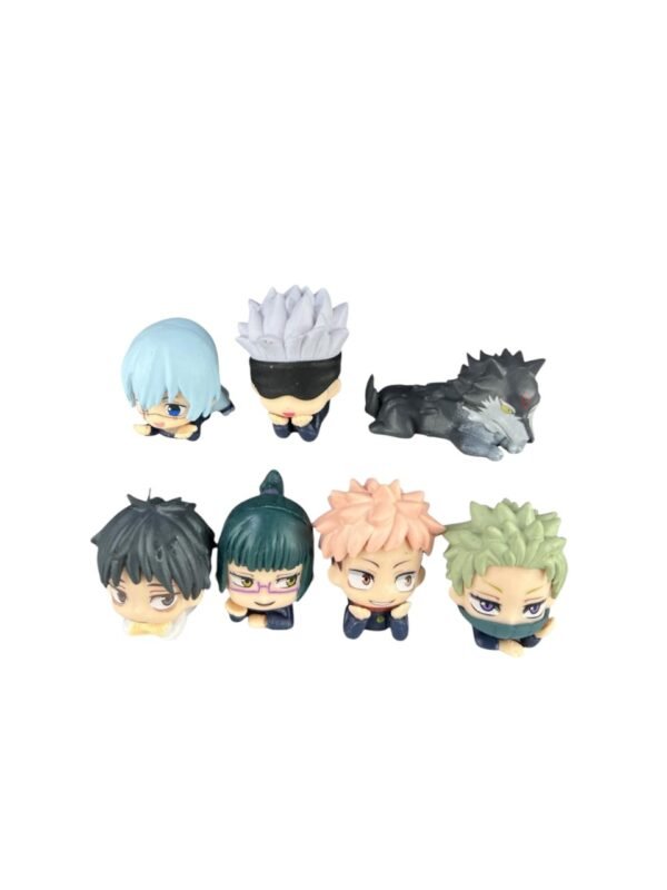 Minifiguras Coleccionables X7 Jujutsu Kaisen Acostados - 5cm