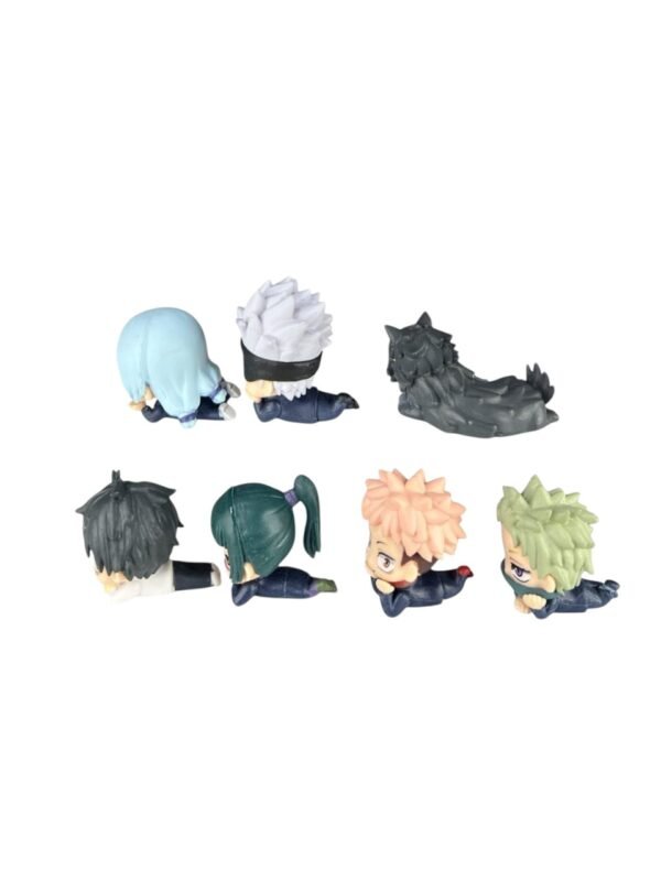 Minifiguras Coleccionables X7 Jujutsu Kaisen Acostados - 5cm - Imagen 2