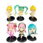 Figuras Coleccionables X6- Hatsune Miku 10cm