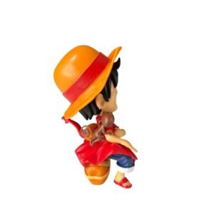 Figura Coleccionable Luffy Sentado 10cm - One Piece - Imagen 2