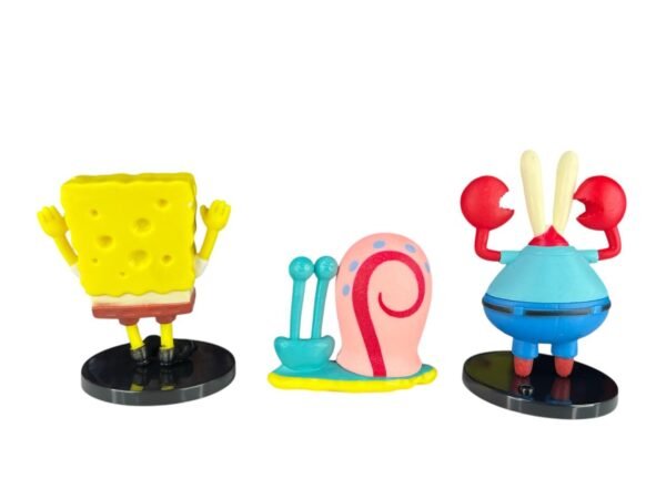 Figuras Coleccionables X6 Bob Esponja 9cm - Imagen 3
