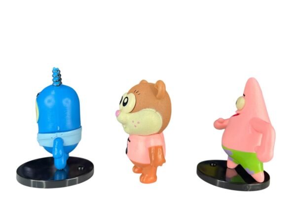 Figuras Coleccionables X6 Bob Esponja 9cm - Imagen 4